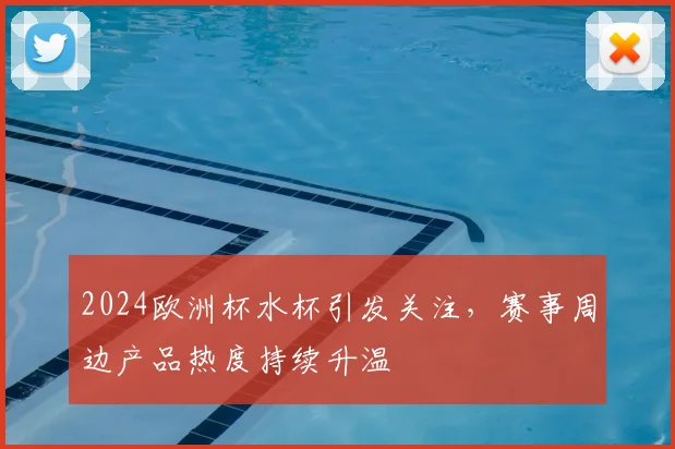 2024欧洲杯水杯引发关注,赛事周边产品热度持续升温